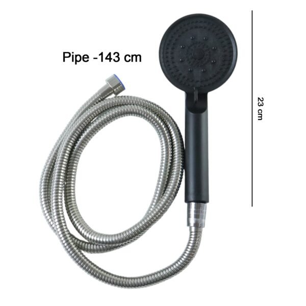 Handheld Shower Head, Flexible Stainless Steel Hose for Easy Use