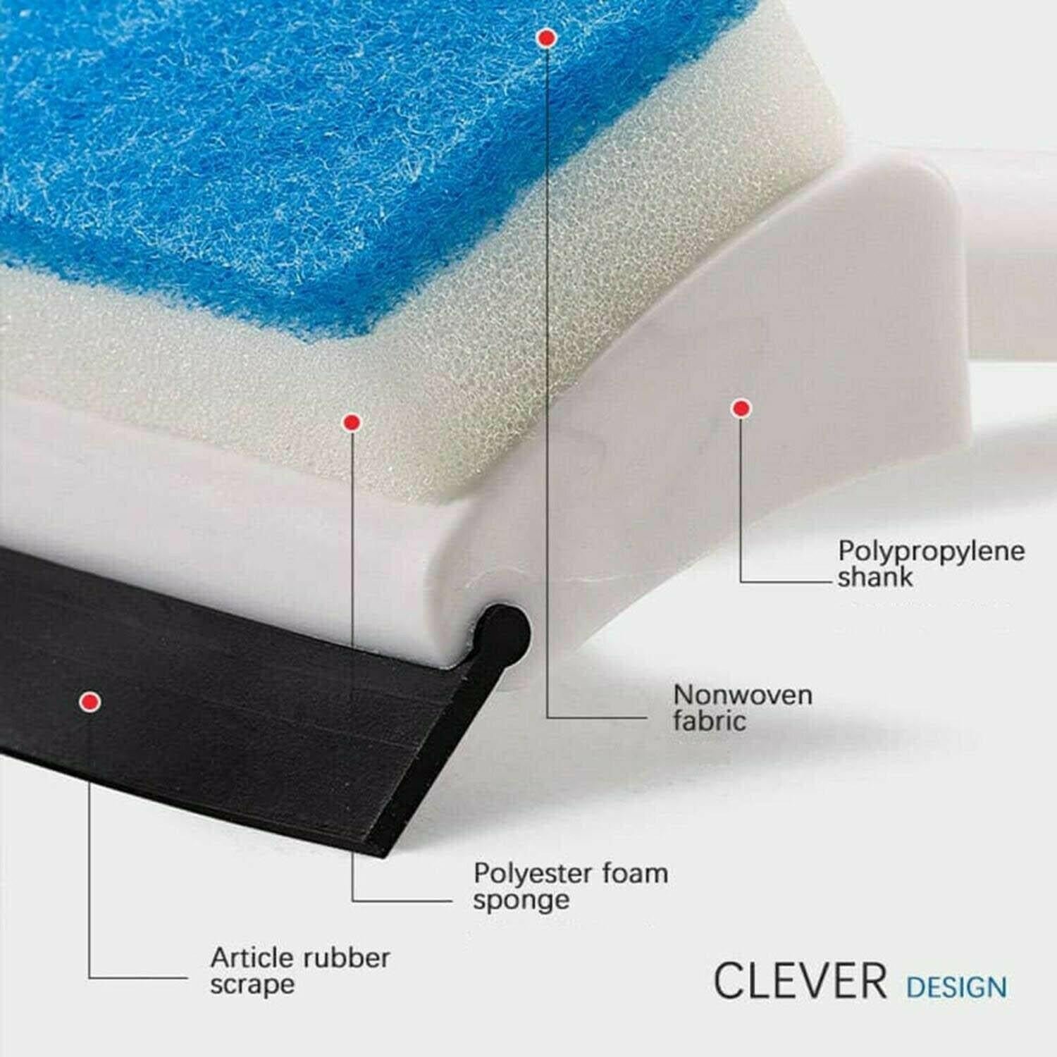 Glass Wiper – Double-Sided Cleaning Brush | Velvet Wipe