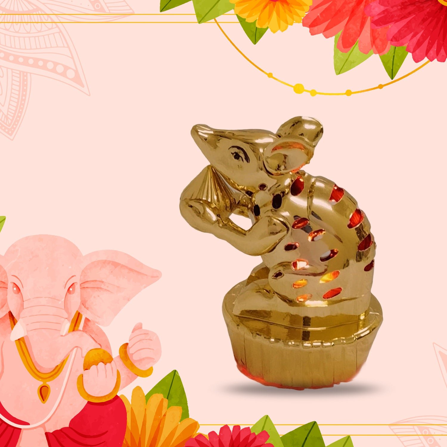 LED Mushak – Multicolour Festive Light for Ganpati | Styleva