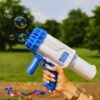 Bubble Gun for Kids – 32 Holes, Powerful Blaster | Play & Move
