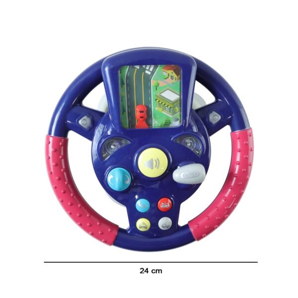 Musical Steering Wheel Toy – Interactive Sound & Light for Toddlers
