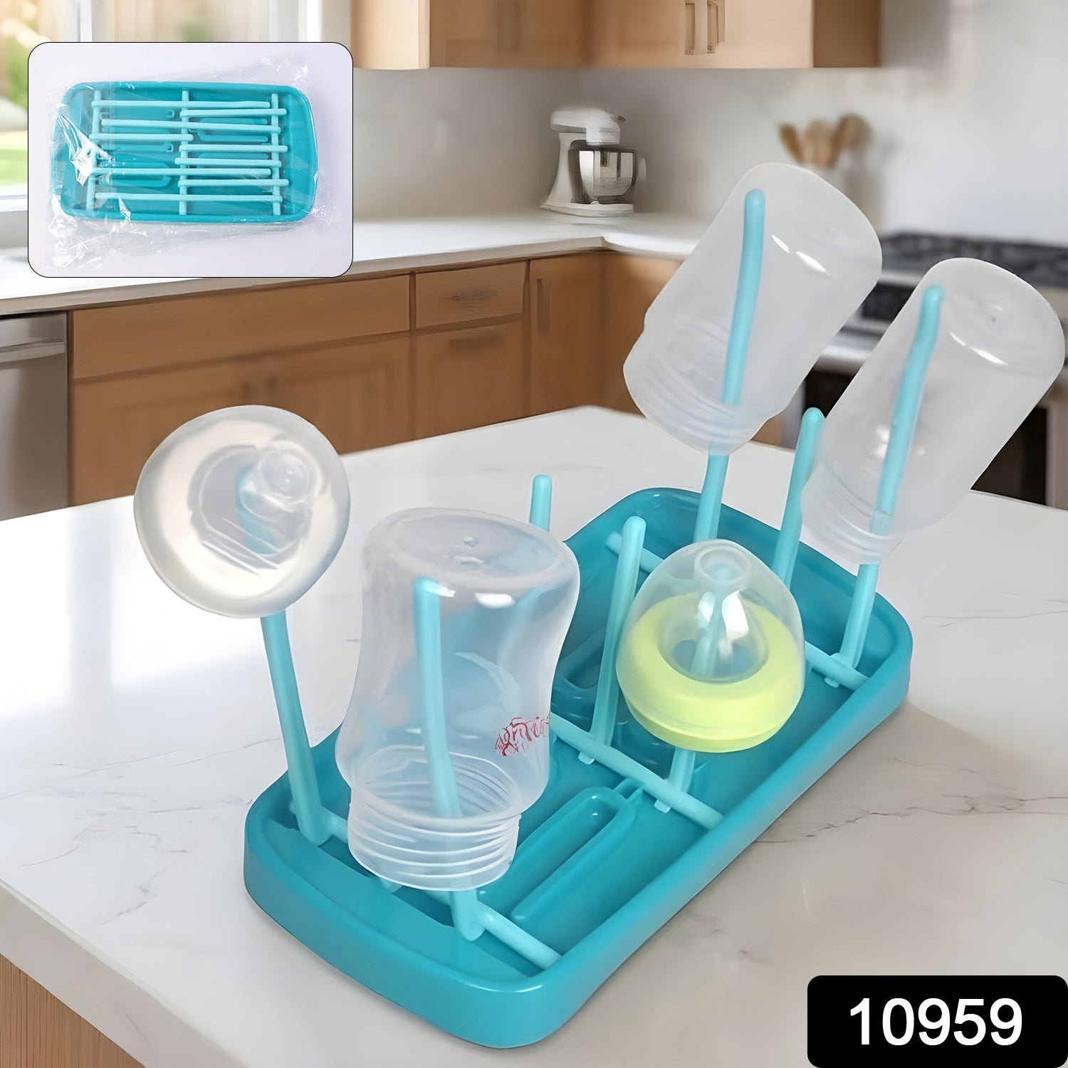 Baby Feeding Bottle Drying Rack – Compact & Hygienic Design