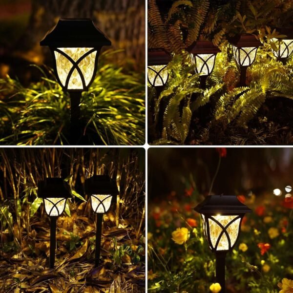 Solar Pathway Lights – Water-Ripple Garden Lighting | FitFuzion