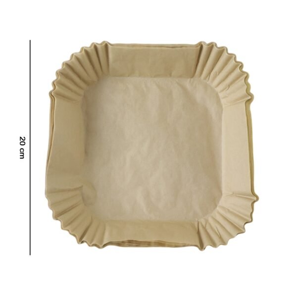 Air Fryer Liners Square Disposable Paper 160x45 mm Non-Stick Easy Clean