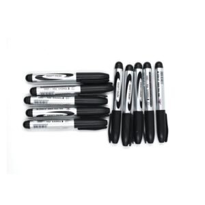 Permanent Black Marker (10 Pc) – Smooth Ink | InkGlow