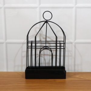 Mosquito Coil Holder – Vintage Iron Birdcage Design