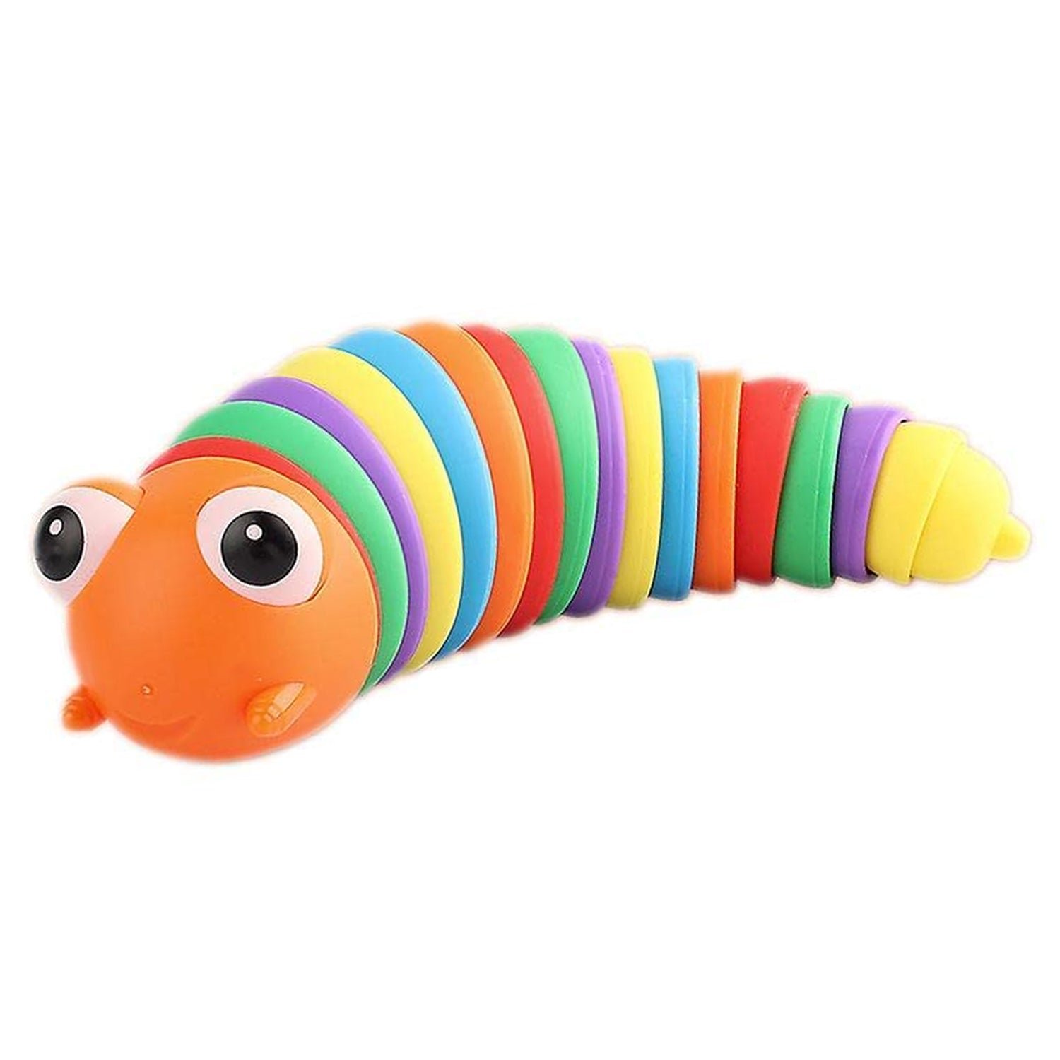 Rainbow Slug Fidget Toy – Stress Relief & Sensory Play | Little Learners