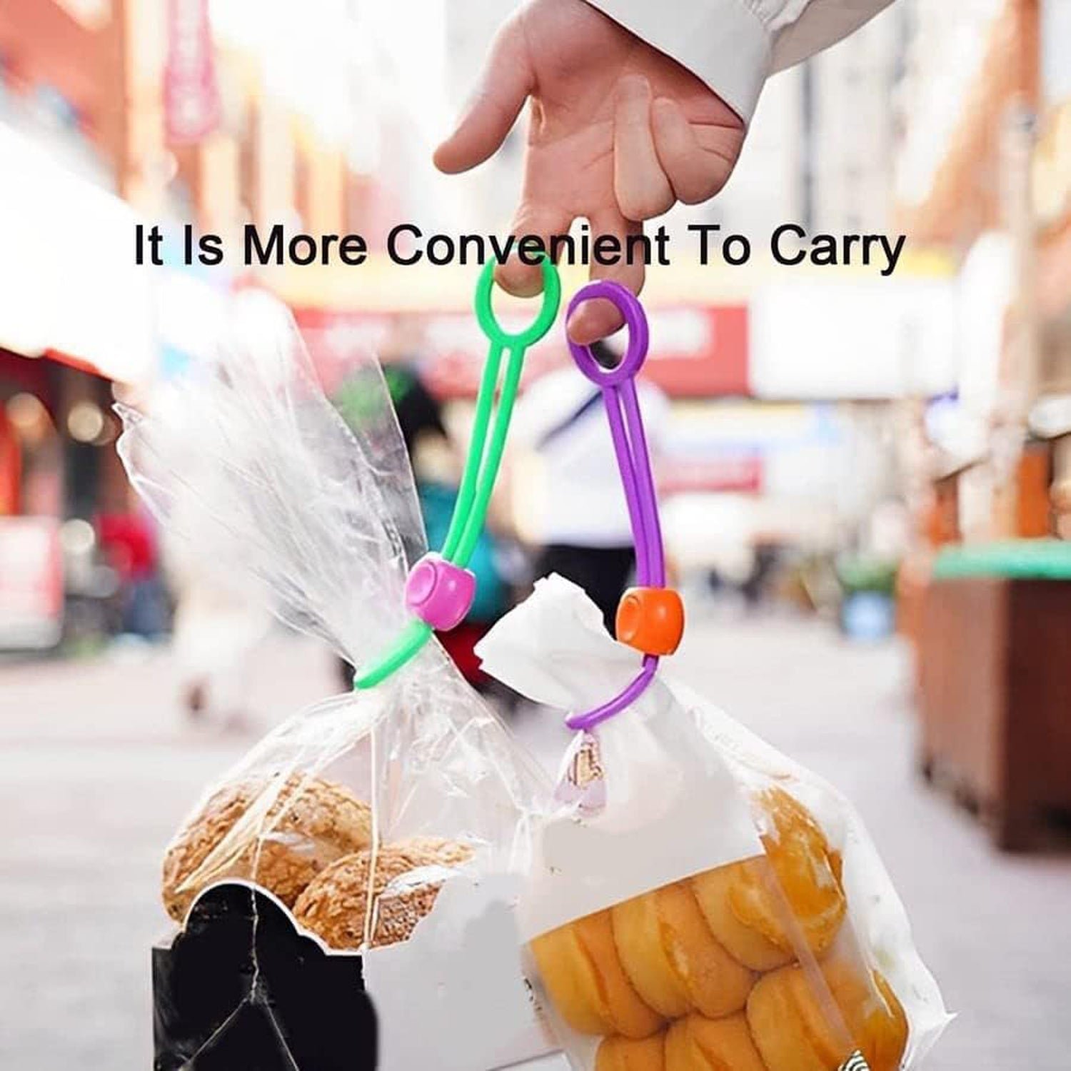 Silicone Food Bag Clips – Reusable Sealing Lock 3 Pack