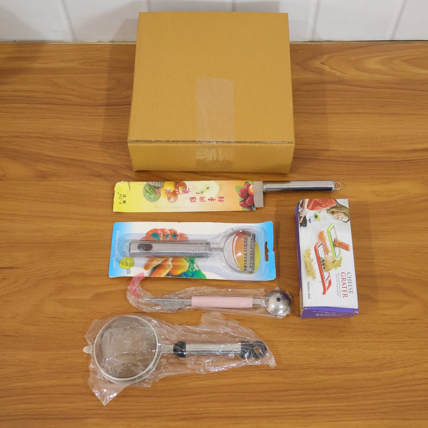 5-in-1 Kitchen Tool Set – Compact & Versatile Food Prep Helper