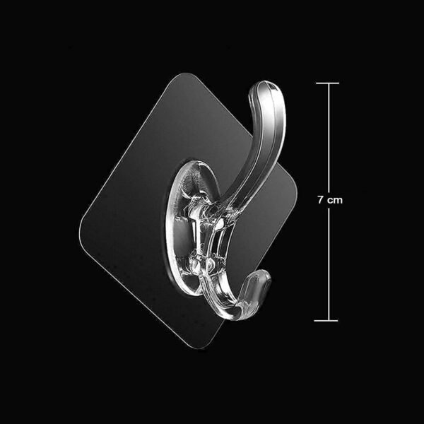 Strong Adhesive Wall Hook – No Drilling, Space Saver for Home