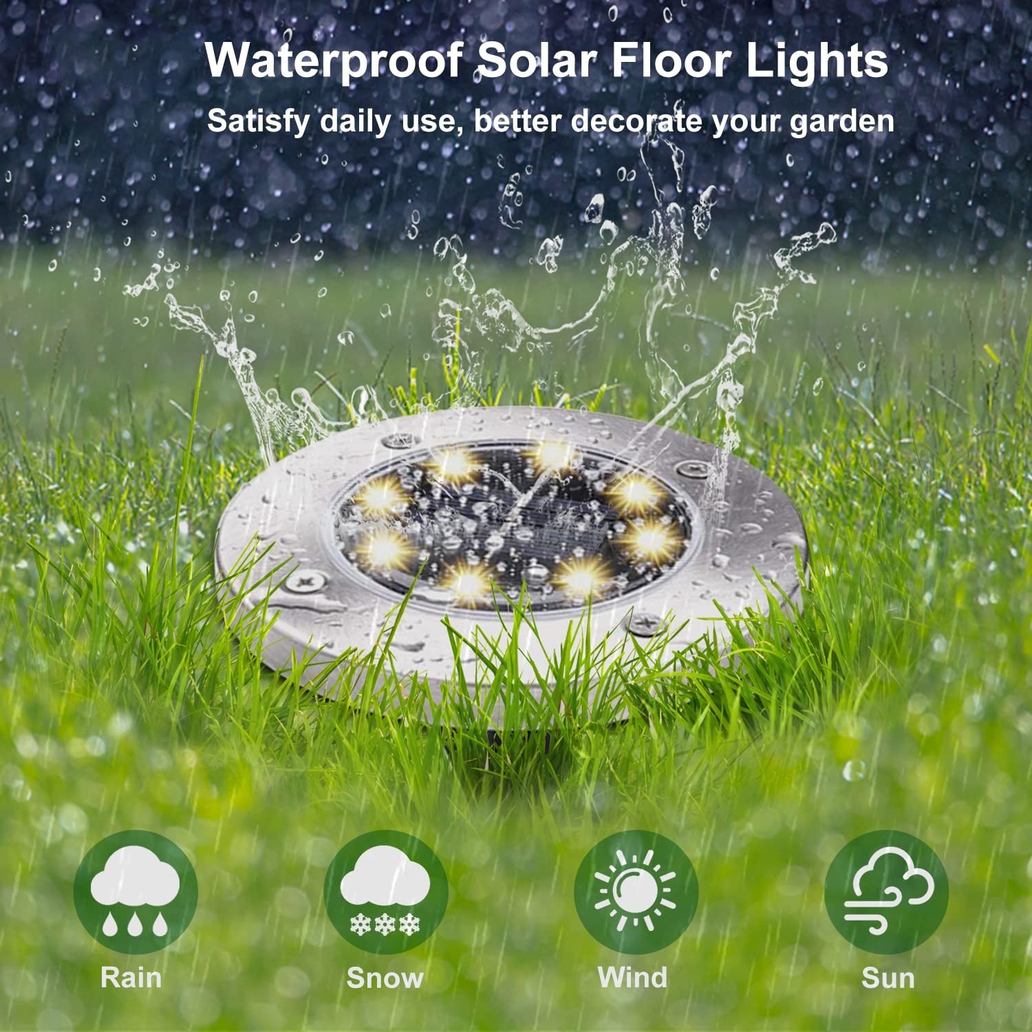 Solar Powered LED Garden Lights – Eco-Friendly Outdoor Pathway Lighting