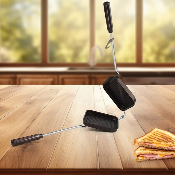 Grill Sandwich Toaster – Heavy Gauge Aluminium with Non-Stick Coating