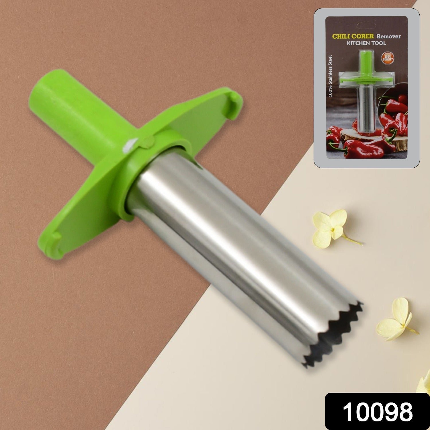 Chili Corer – Stainless Steel Pepper & Strawberry Tool | ToolMate Pro