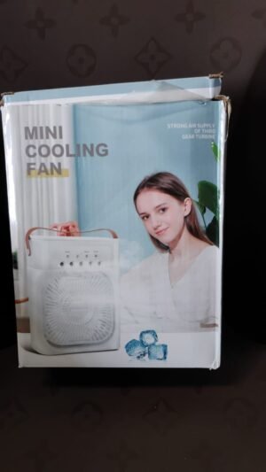 Portable Air Cooler Fan – Personal Cooling with 7-Color Light