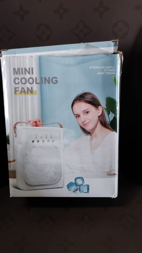 Portable Air Cooler Fan – Personal Cooling with 7-Color Light