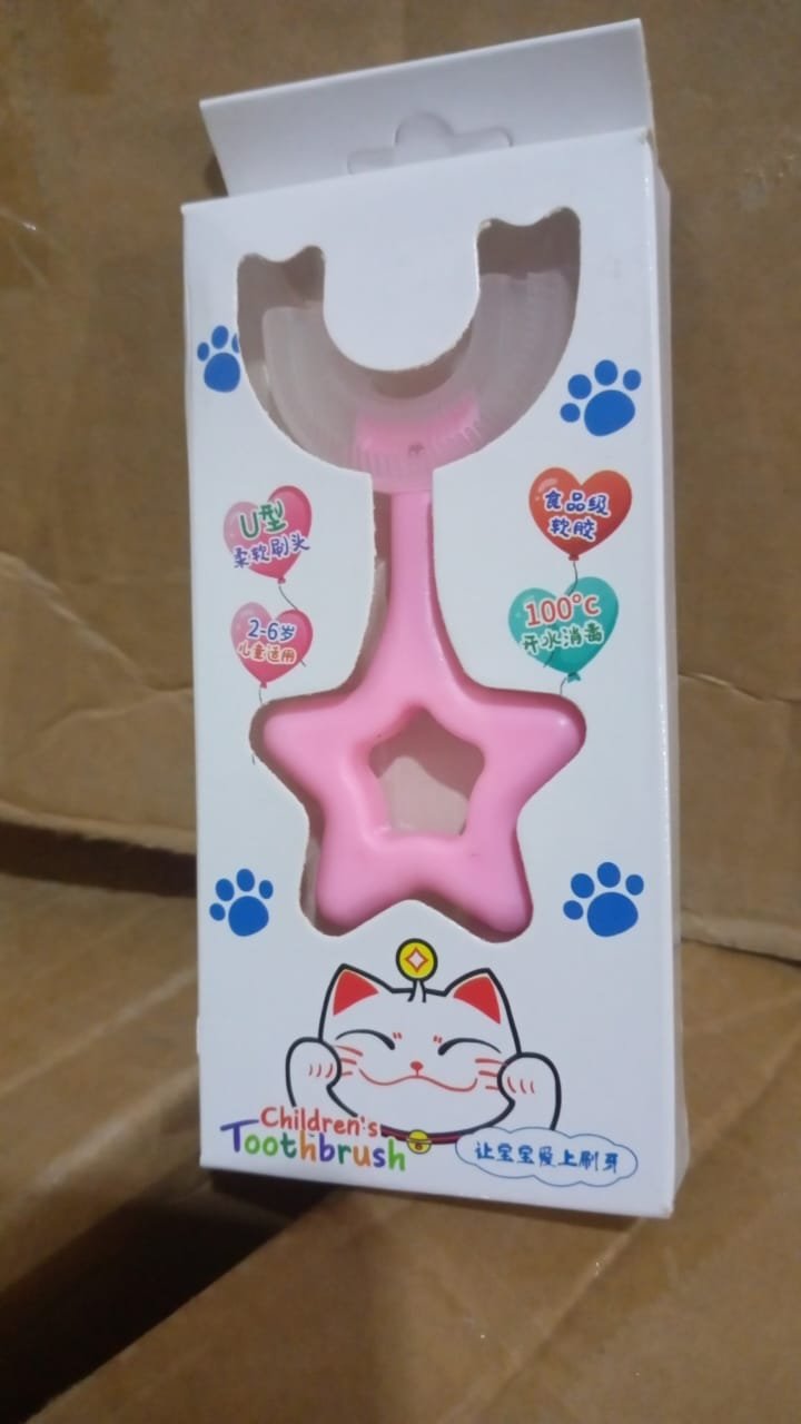 Kids U-Shape Toothbrush – Soft Silicone for Gentle Brushing | MintGuard
