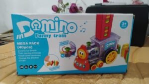 Domino Train Set – 40-Piece Automatic Block Laying Toy | Little Blocks