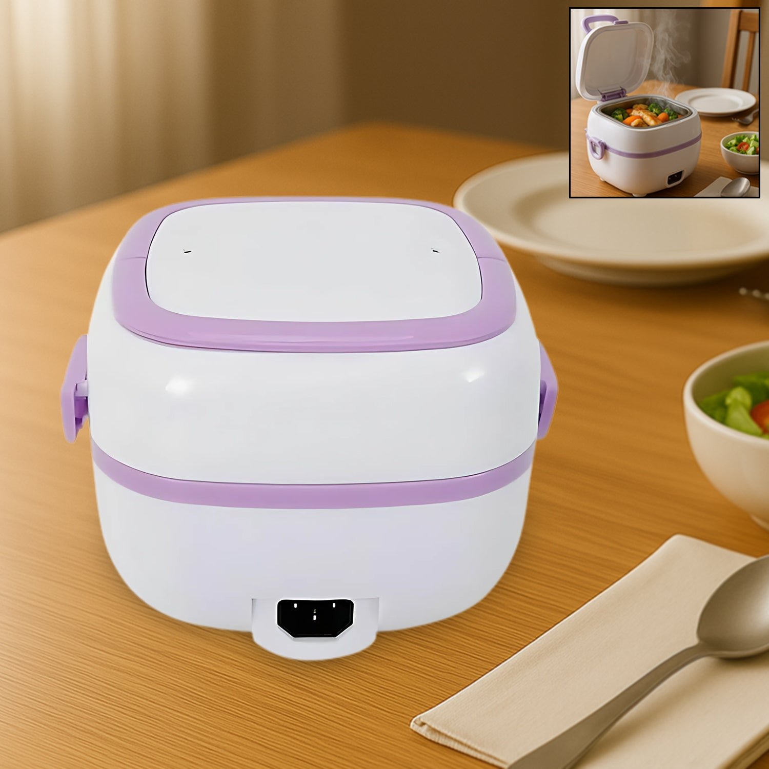 Electric Lunch Box – Portable Food Warmer with Steel | Lunchie Bunchie