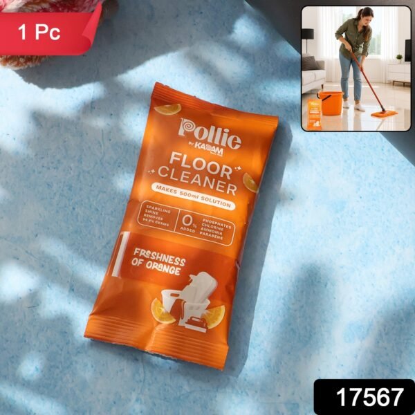 1004Floorcleanersachet_orange Concentrated Floor Cleaner Sachet – Quick-Dry Orange Fresh Shine