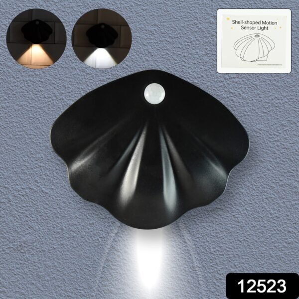 101912523-376Pc-DD_1656-2-Av-Sv Motion Sensor Night Light – Shell-Shaped Soft Glow LED