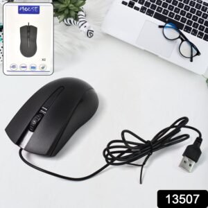 Wired Optical Mouse X2 – Precision & Comfort for PC/Laptop | Compshop