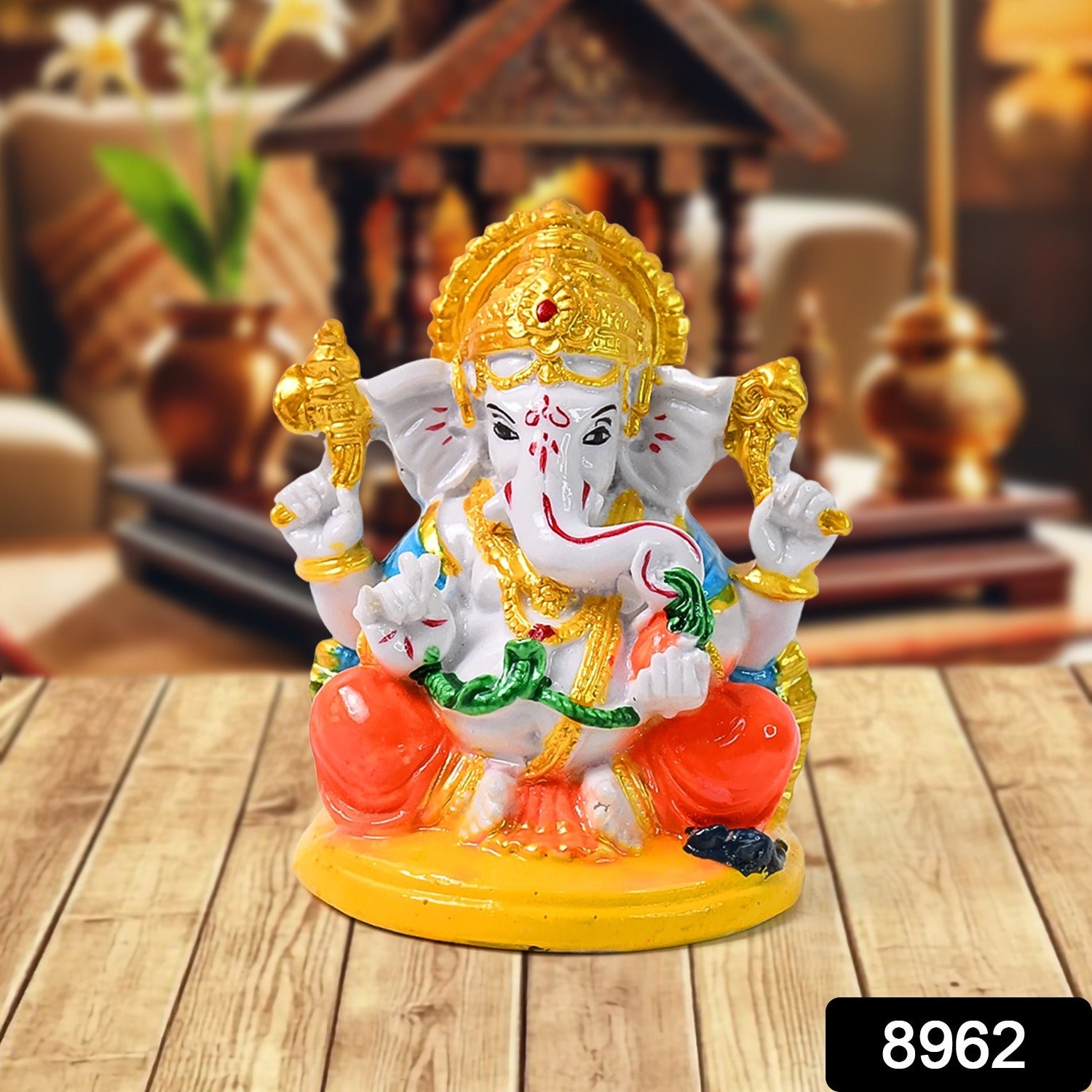 Lord Ganesha Idol – Handcrafted Decorative Showpiece for Home