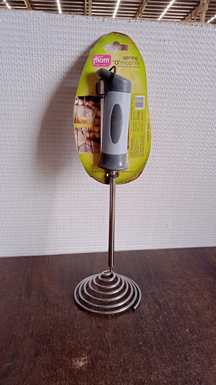 Stainless Steel Potato Masher – Heavy Duty with Comfortable Grip