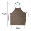 Waterproof Kitchen Apron Adjustable with Pockets for Cooking