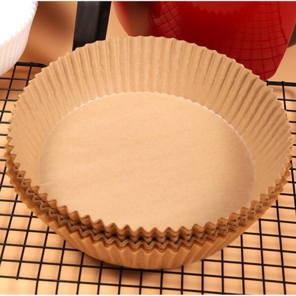 Air Fryer Liners – Round Disposable Parchment (50 Pcs) | Dabster