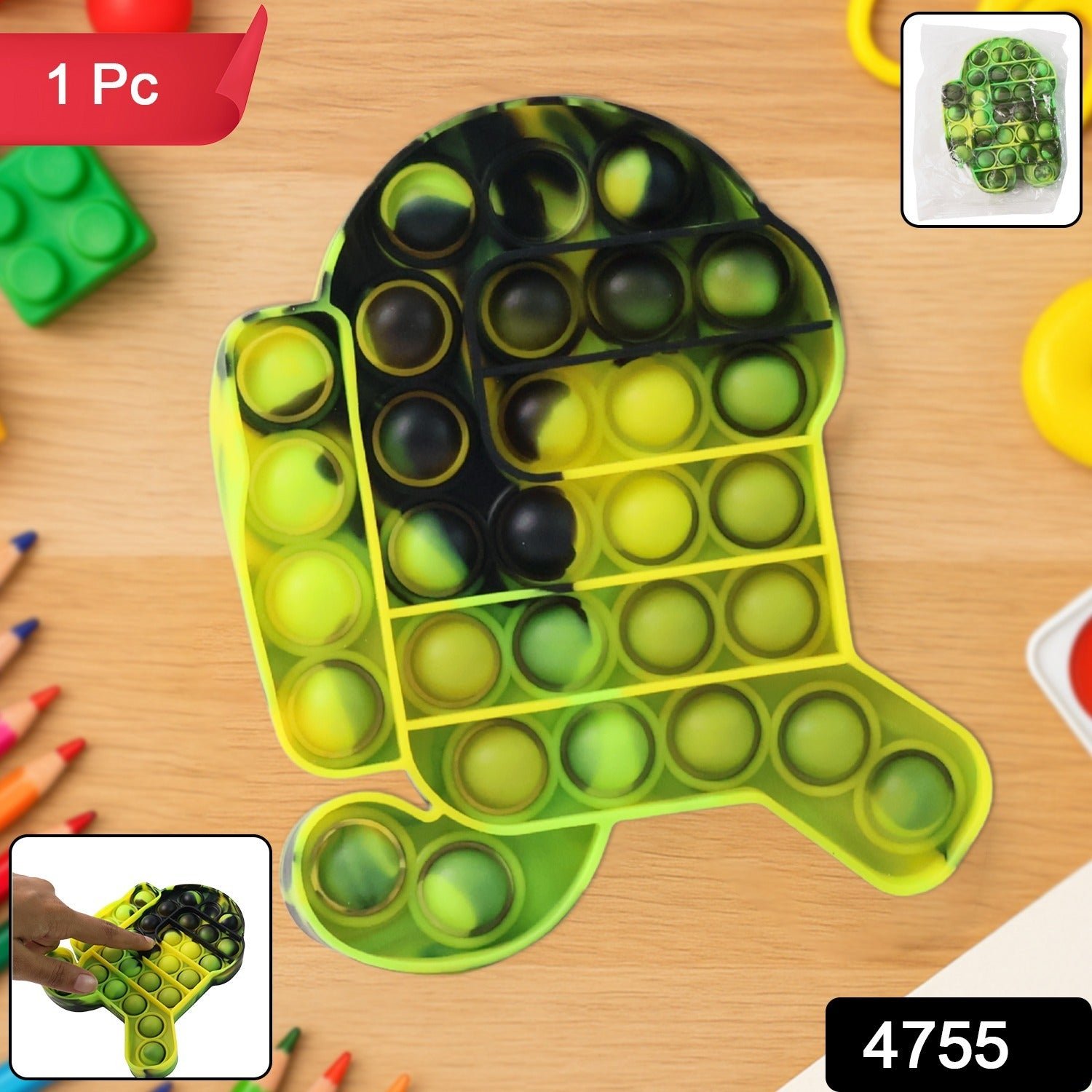 Silicone Pop It Fidget Toy – Stress Relief & Sensory Play