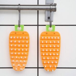 Vegetable Scrubbing Brush – Non-Toxic Carrot Design | Claranza
