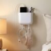Wall Mounted Mobile Charging Holder – Space Saving Organizer