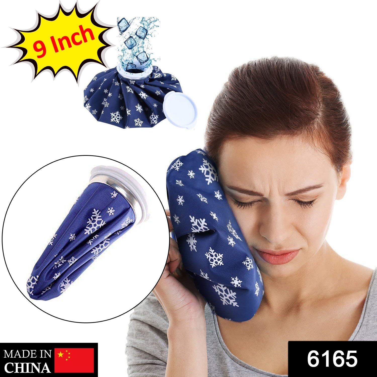 Ice Bag for Pain Relief – 9 Inch Reusable Compress | VelvaBloom
