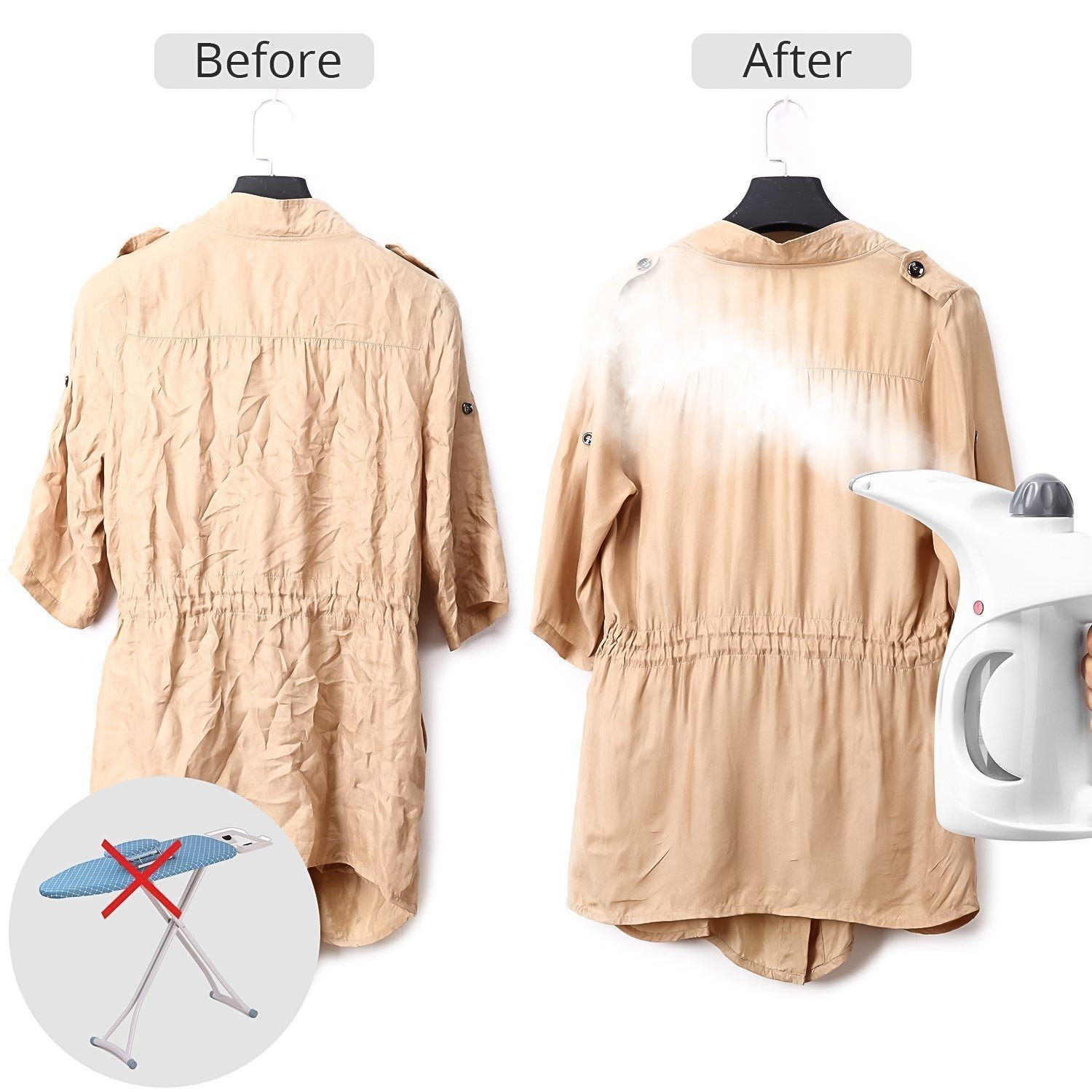 Handheld Garment Steamer – Portable Fabric & Facial Care