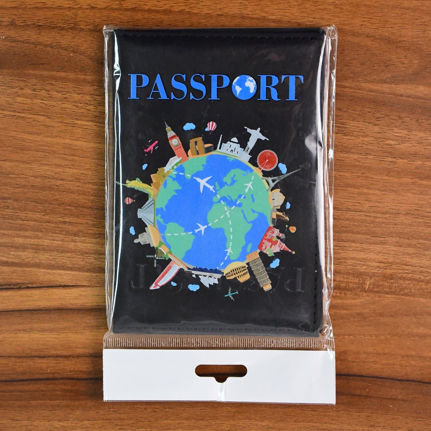 World Map Passport Holder – Stylish Durable Travel Cover