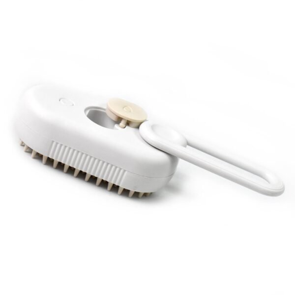 Electric Pet Steam Brush – Hair Removal & Massage | Calm & Curl