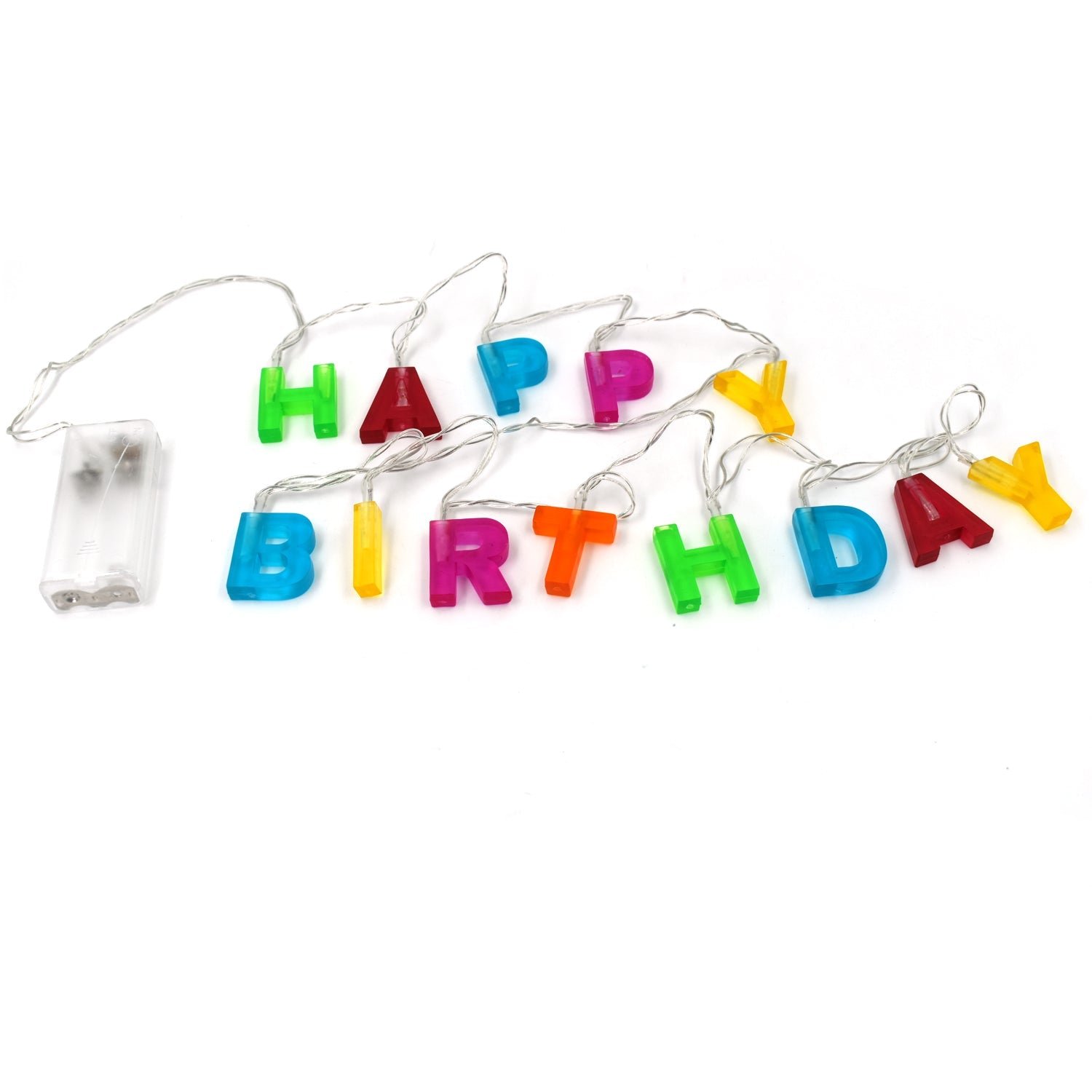 Happy Birthday LED String Lights – Battery Operated Multicolour | Indo Glow