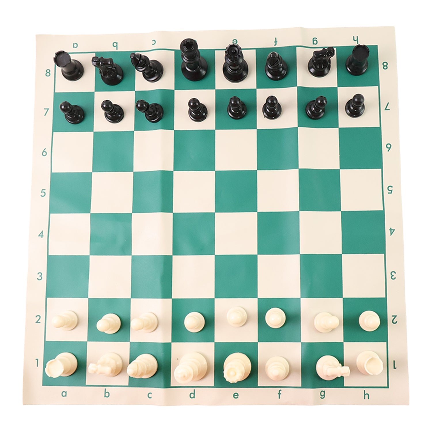 Portable Chess Set – Foldable, Travel-Friendly with Plastic Pieces