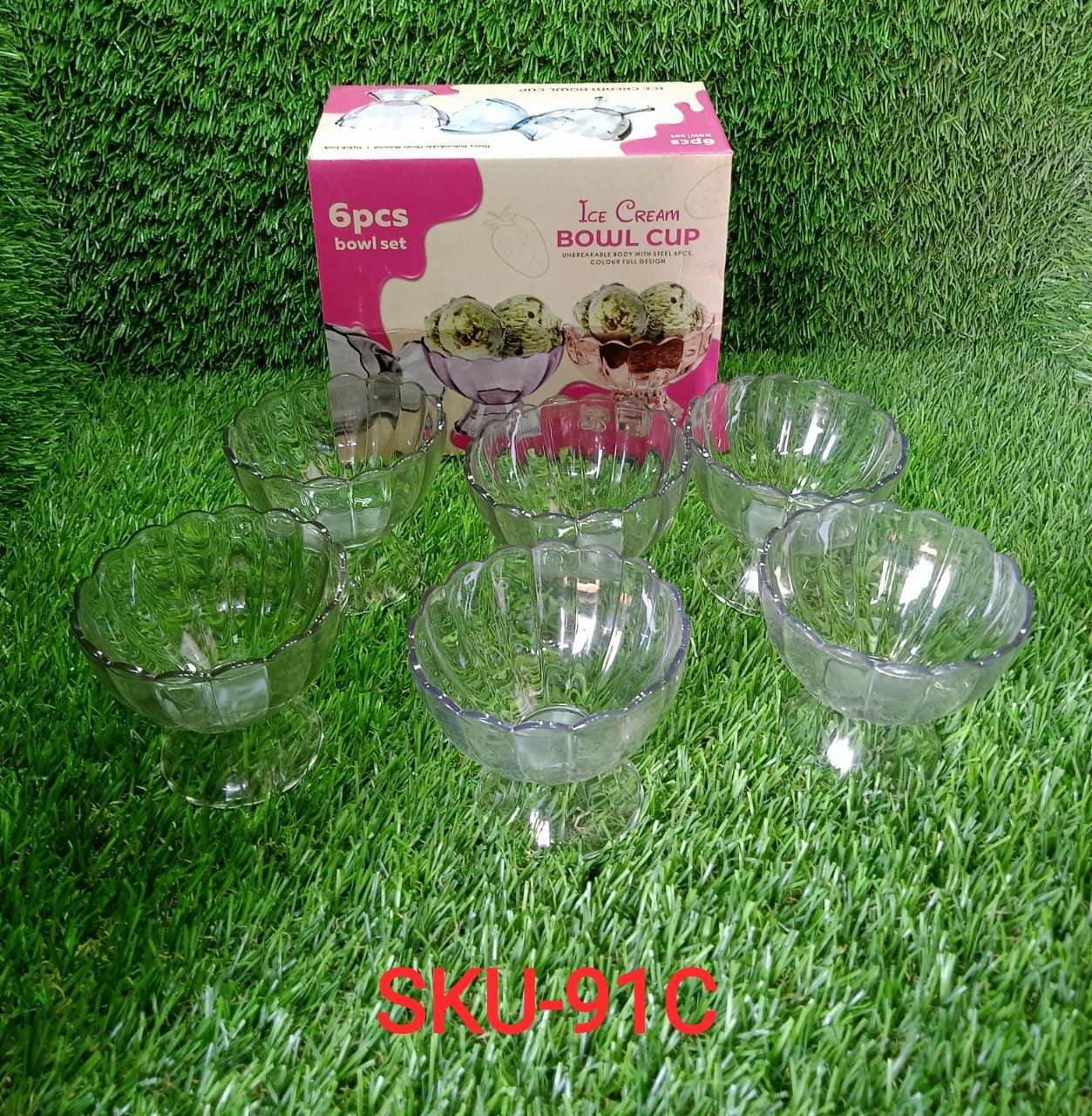 Dessert Bowl Set – 6 Pcs Premium Serving Bowls | Indo Glow