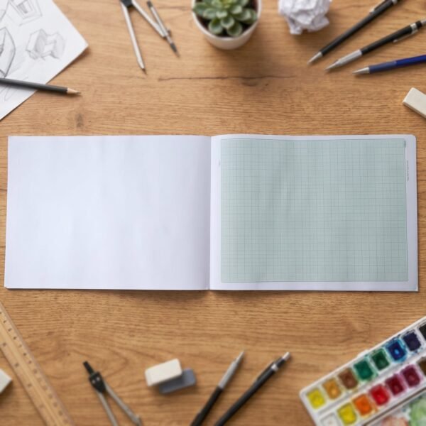 A4 Graph Paper Pad – Precise 1mm Square Grid for Technical & Academic Use