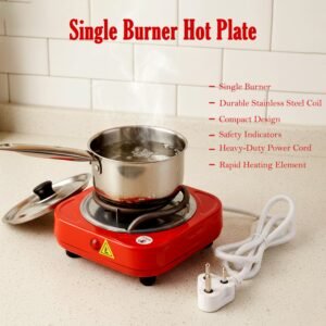 Electric Hot Plate Single Burner – Compact & Energy Efficient