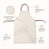 Waterproof Kitchen Apron – Full Coverage & Adjustable Fit for Cooking