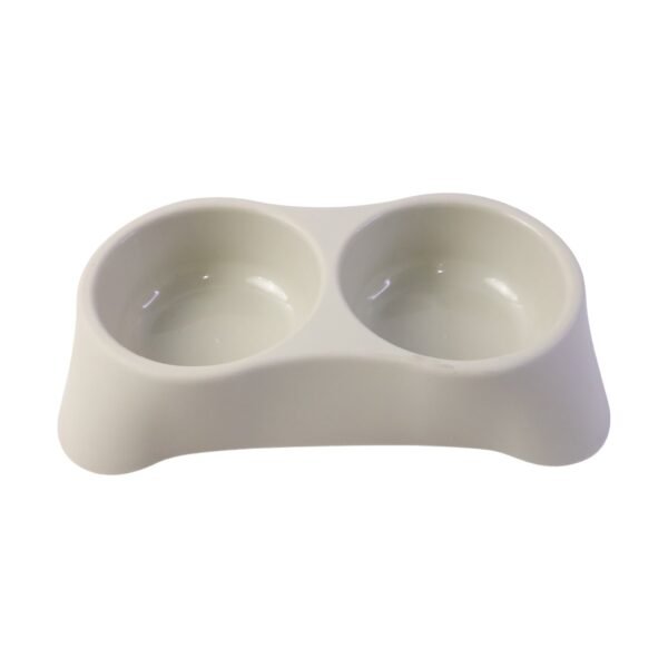 Pet Double Bowl Feeder – Anti-Slip Design for Easy Feeding