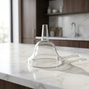 Kitchen Funnel with Handle – Spill-Free Wide Mouth Pouring Tool