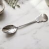 Stainless Steel Carved Handle Dinner Spoon – Elegant Design for Dining