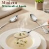 Stainless Steel Carved Handle Dinner Spoon – Elegant Design for Dining