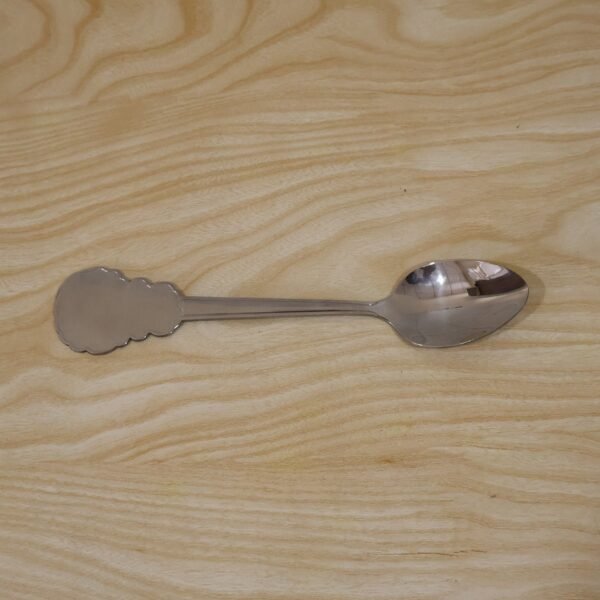 Stainless Steel Carved Handle Dinner Spoon – Elegant Design for Dining