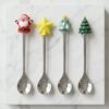 Golden Cartoon Spoon Set – Stylish & Durable Tableware for All
