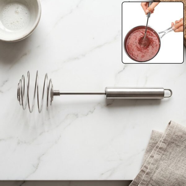Stainless Steel Large Round Spring Whisk – Durable Kitchen Tool
