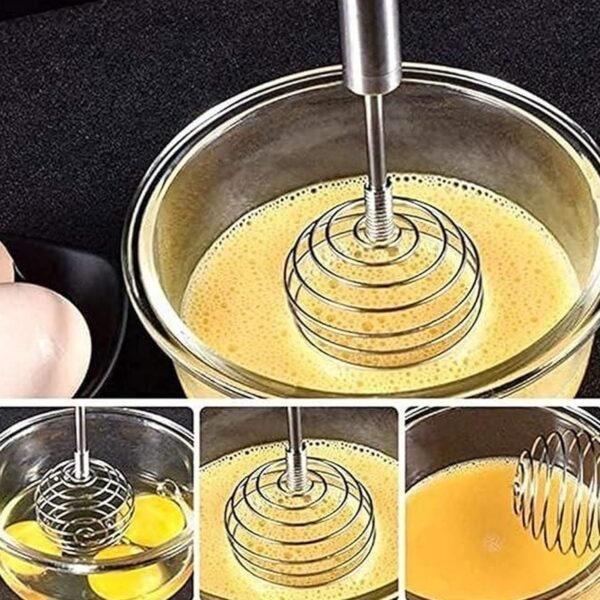 Stainless Steel Large Round Spring Whisk – Durable Kitchen Tool